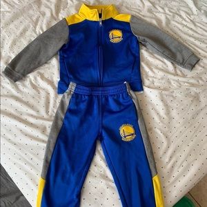 NBA Warriors track suit